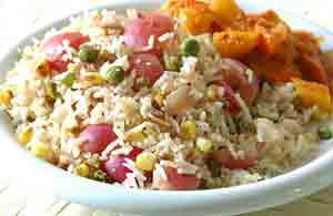 Onion Pulao Onion Pulao