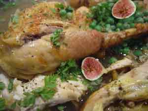 Fig and lemon chicken