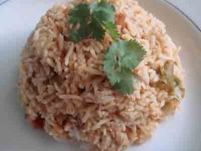Tomato Coconut Pulao Tomato Coconut Pulao