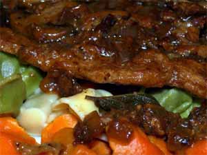 Spicy anglo-indian veal recipe