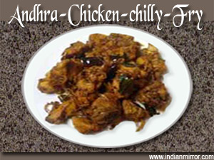 Andhra Chicken Chilli Fry 