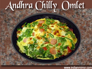 Andhra Chilly Omlet