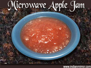 Microwave Apple Jam