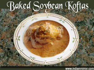 Baked Soybean Koftas