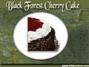 Microwave Black Forest Cherry Cake 