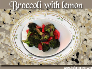 Broccoli with lemon