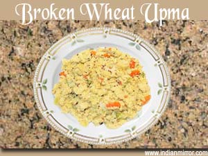 Broken Wheat Upma Recipe