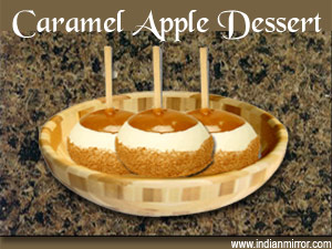 Microwave Caramel Apple Dessert