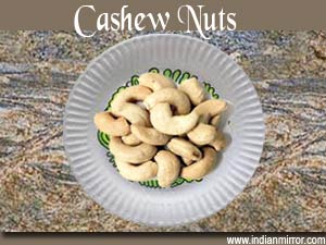 Cashew Nuts in Microwave 