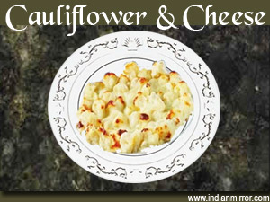 Cauliflower and Cheese