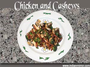 Chicken and Cashews Recipe