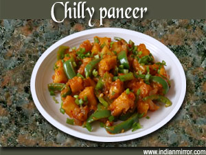 Chilly paneer