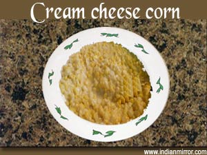 Cream cheese corn