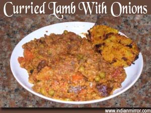 Curried Lamb With Onions