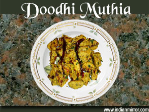 Doodhi Muthia