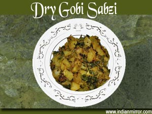 Dry Gobi Sabzi