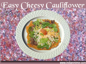 Easy Cheesy Cauliflower