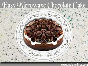 Easy Microwave Chocolate Cake