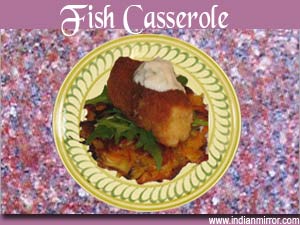 Microwave Fish Casserole