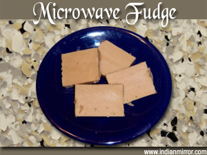 Microwave fudge