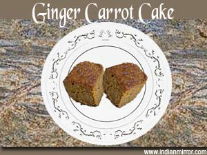 Microwave Ginger Carrot Cake