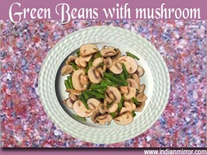 Green Beans With Mushroom