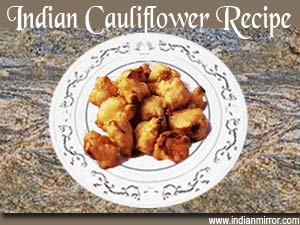 Indian Cauliflower Recipe