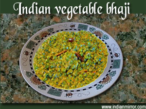 Indian vegetable bhaji