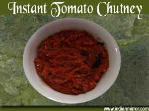 Instant Tomato Chutney
