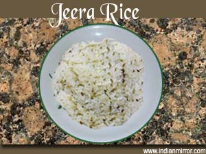 Microwave Jeera Rice 