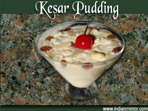 Kesar Pudding