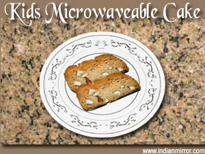 Kids Microwaveable Cake