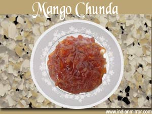 Microwave Mango Chunda