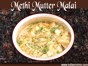 Methi Mutter Malai