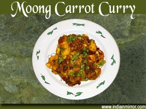 Moong Carrot Curry