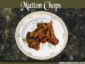 Microwave Mutton Chops