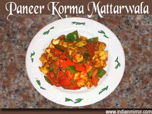 Maharashtrian Paneer Korma Mattarwala