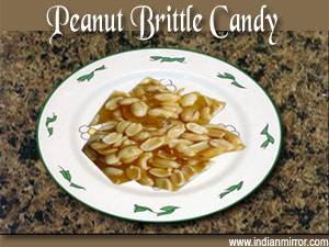 Microwave Peanut Brittle Candy