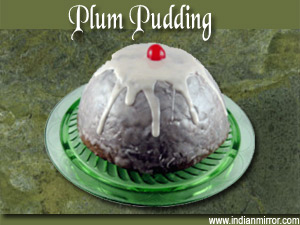 Microwave Plum Pudding