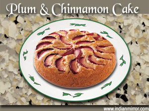 Plum and Cinnamon Cake 