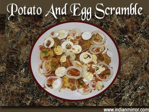 Potato And Egg Scramble