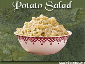 Microwave potato salad