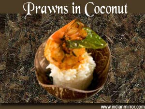 Prawns In Coconut