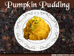 Microwave Pumpkin Pudding