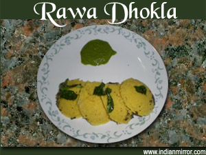 Microwave Rawa Dhokla