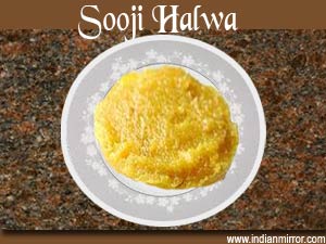 Sooji Halwa in Microwave