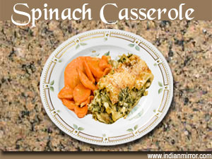Microwave Spinach Casserole