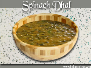 Spinach Dhal