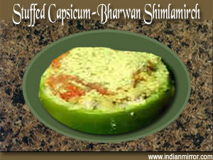 Stuffed Capsicum-Bharwan Shimlamirch
