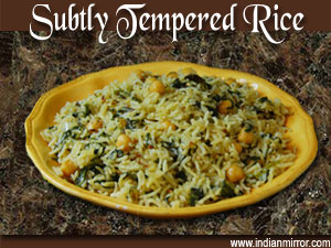 Subtly Tempered Rice
